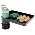 Upgraded Car Seat Tray for Kids Car Seat Tray with Expandable Base for Snacks Toys Books Entertainment Kids Travel Essentials Fits Most Cup Holders (1 Standard Base)