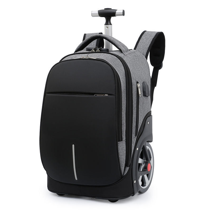 Multifunctional Trolley School Bag with Stair Climbing Capacity