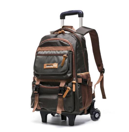 Fashionable Simple Children's Trolley School Bag
