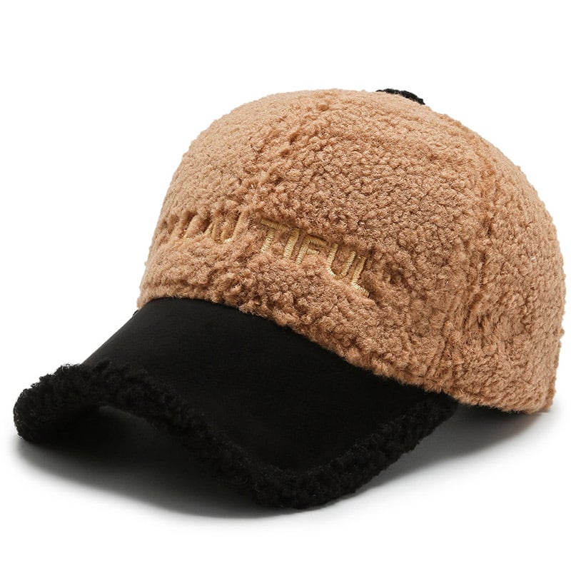 Children's Lamb Plush Winter Hat - Fashionable & Versatile