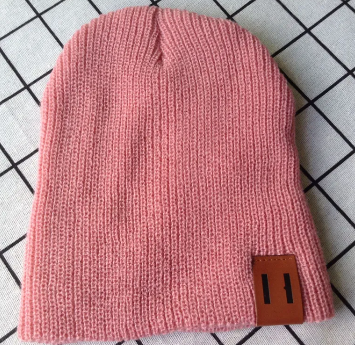 Parent-child wool hat warm hat knitted hat