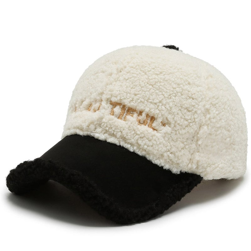 Children's Lamb Plush Winter Hat - Fashionable & Versatile