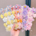 40pcs Flower Hair Ties with Bows Bow Hair Tie Kids Mini Hair Bows for Baby Girls Bow Hair Clips Tiny Small Flower Hair Clips Flower Clips Hair Bow Hair Clip Bow Clip Hair Bows Clips Hair Accessories