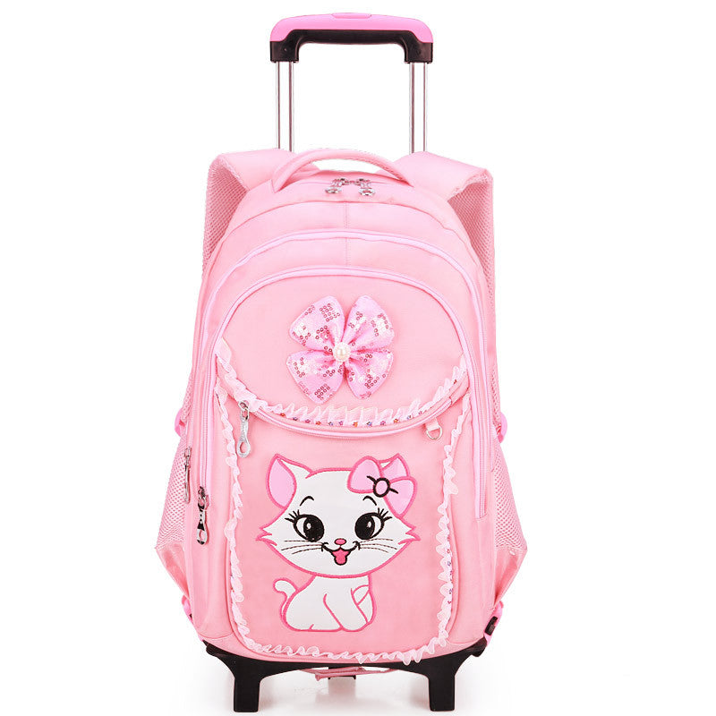Trolley School Bag for Elementary Students