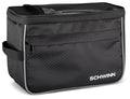 Schwinn Bike Bag Pannier and Storage Easy to Attach Hold Cell Phones Snacks Wallet Mounted Bicycle Accessories Handlebar Phone Bag Black