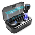 Yardstick Wireless Earbuds Bluetooth 5.2 Headphones with Wireless Charging Case 1200mAh-60Hrs Play Time-Cell Phones Charging Function Built-in Microphone IPX5 Waterproof Earphone for iOS/Android