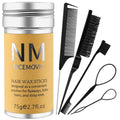 Hair Wax Stick Set for Flyaways Hair Accessories for Women Girl Teen Girls Trendy Stuff Hair Styling Tools Slick Stick Baby Hair Gel Christmas/Birthday Gifts Stocking Stuffers for Women Kids (Black)