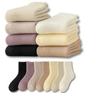 KANAV 7 Pairs Warm Winter Socks for Women Thick Thermal Boot Socks Comfy Slouchy Fuzzy Slipper Socks Cozy Chunky Ankle Socks